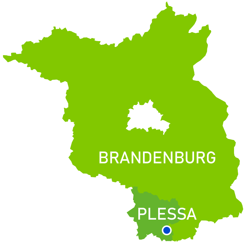 Plessa auf BB-Karte